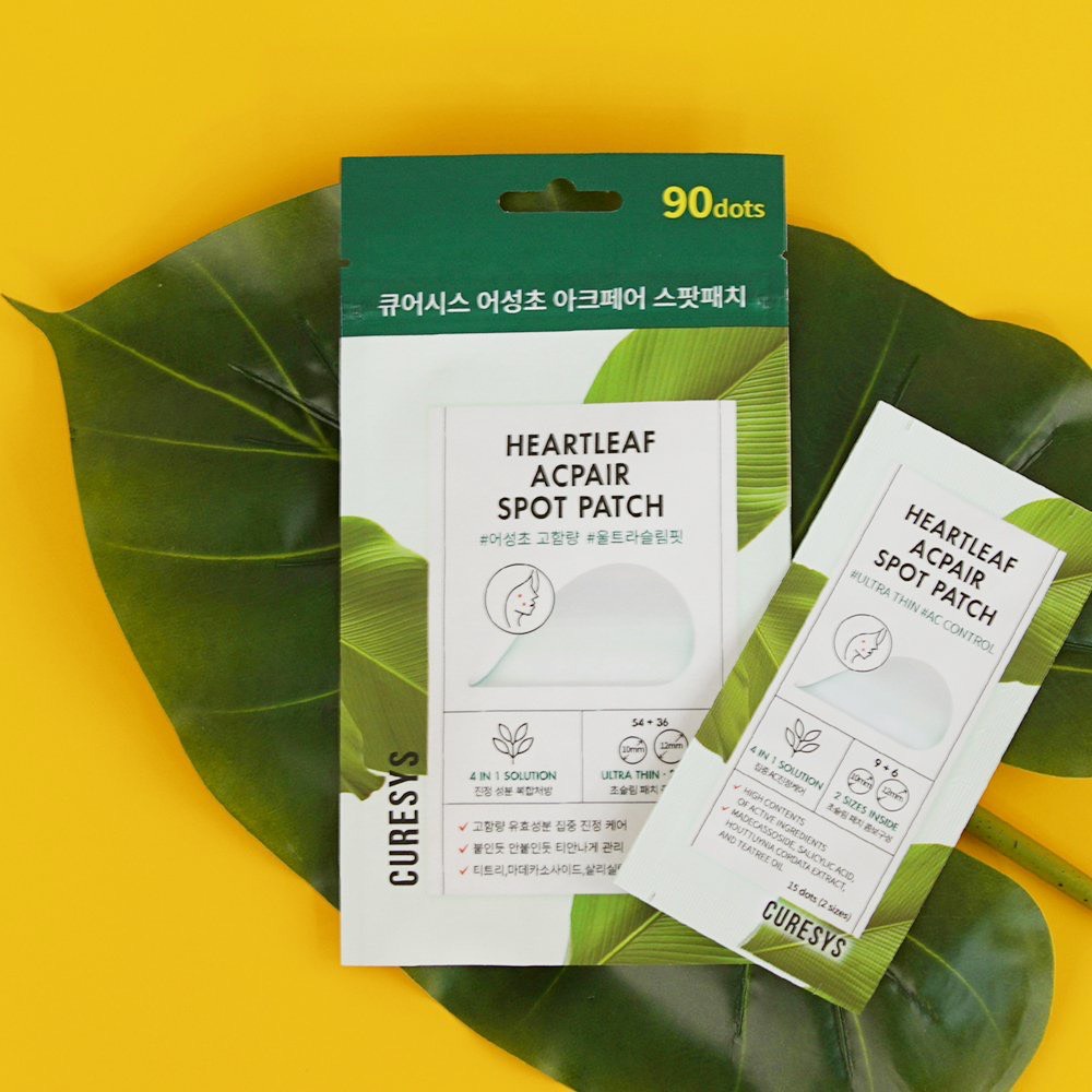 Miếng Dán M.ụn Tinh Chất Thảo Dược Curesys Heartleaf Acpair Spot Patch