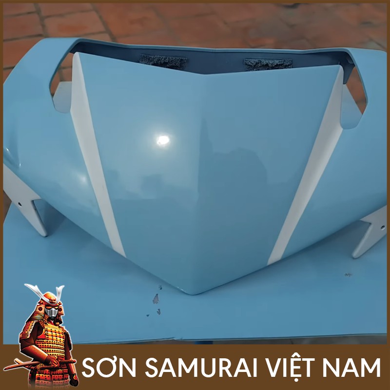 Chai sơn xịt Samurai màu xanh da trời 164