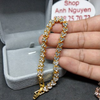 Lắc tay nữ đính hạt thời trang