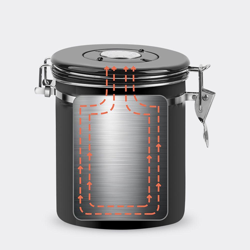 EUCA Hộp Đựng Cà Phê Bột CO2 18 / 26OZ Có Muỗng Đo Lường Tiện Dụng
