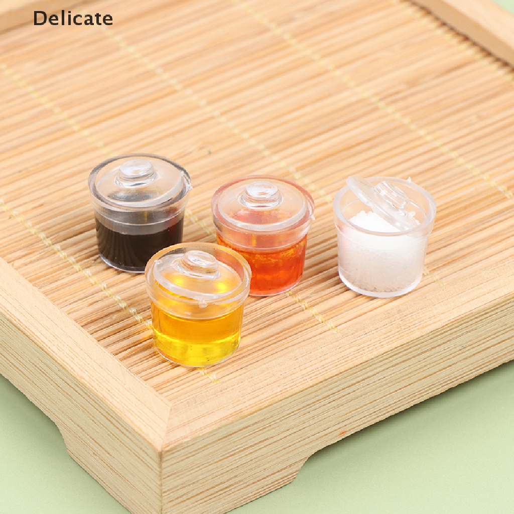 |Tinh Tế| 1 Bộ Hũ Đựng Gia Vị Nhà Búp Bê 1: 12
