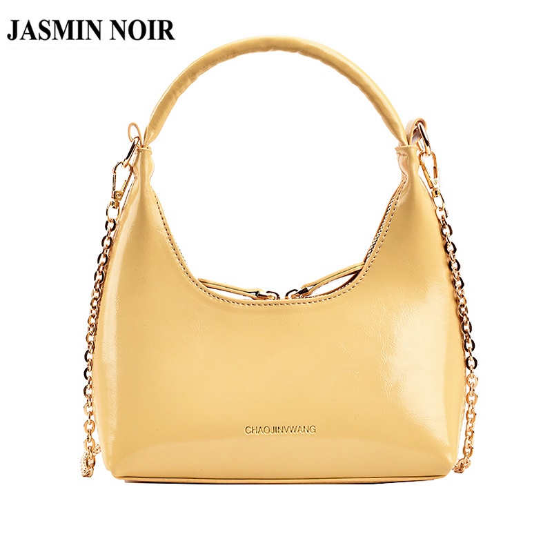 Túi Đeo JASMIN NOIR Chéo Da PU Hình Bán Nguyệt Xinh Xắn Cho Nữ