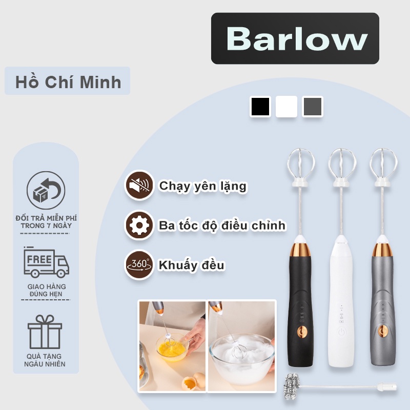 Máy Đánh Trứng Sữa Tạo Bọt Cafe Cầm Tay Mini Cao Cấp - Có Thể Đánh Kem Đánh Bột Rất Tiện Dụng Gia Đình Đánh Sữa Latte Cà