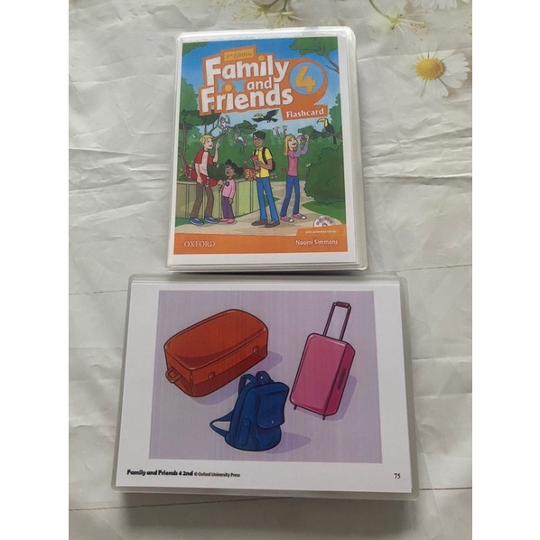 Flashcard FAMILY AND FRIENDS STARTER,1,2,3,4,5 (2nd - khổ A5- ép plastic)