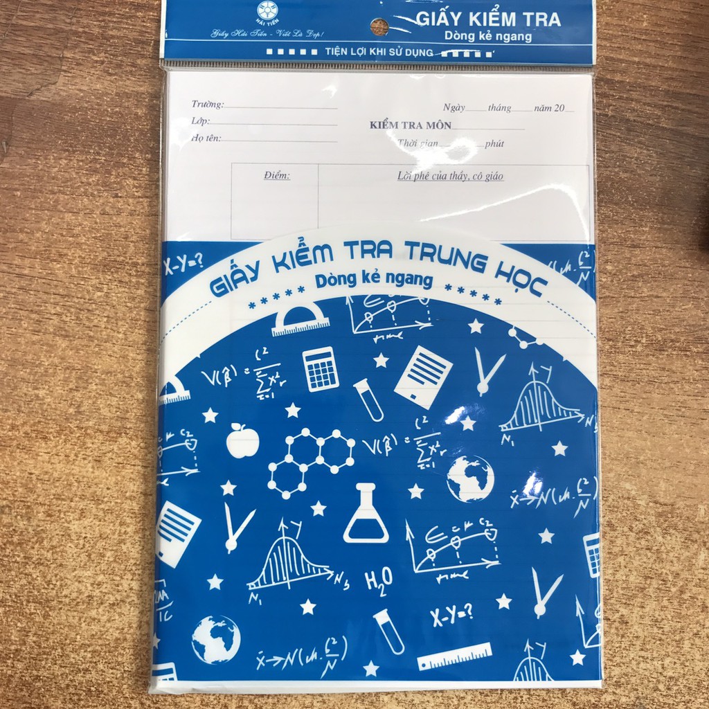 Giấy Kiểm Tra Kẻ Ngang Hải Tiến