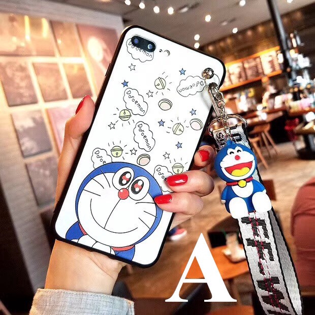 Ốp lưng Vivo điện thoại hình hoạt hình Doraemon dễ thương dành cho Y91 Y95 Y53 Y81 Y71 V5S V7 V9 Plus LITE 3D