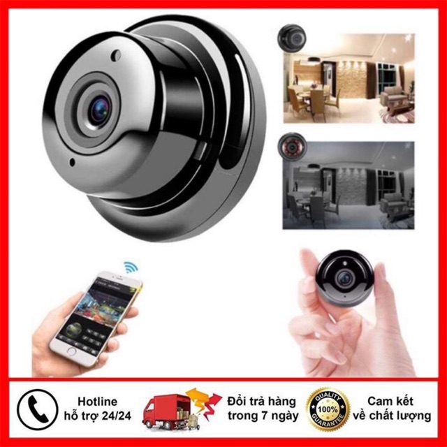 [BH 3 Năm] CAMERA giám sát kết nối bằng wiffi V380 - có hồng ngoại theo dõi ban đêm