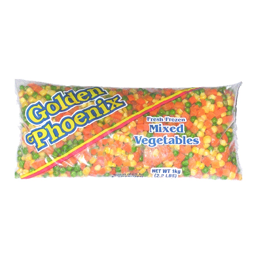 Rau hỗn hợp đông lạnh 1kg Golden Phoenix