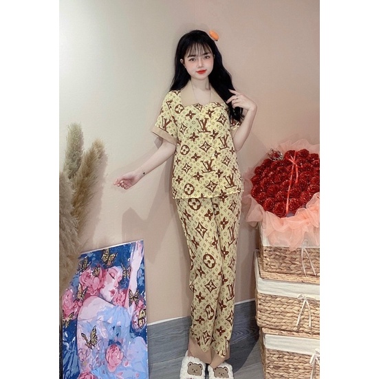 Bộ Loang Tay Ngắn, Lụa Mango