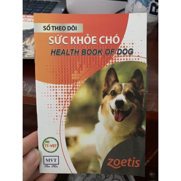 Sổ tiêm ngừa sức khoẻ cho chó