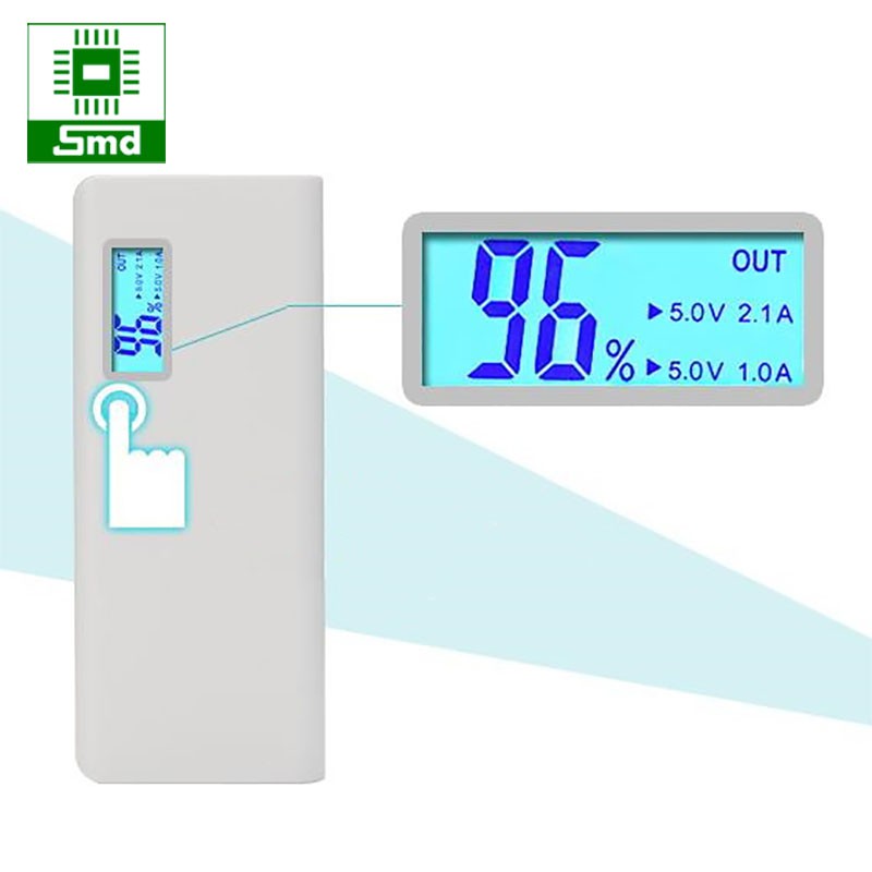 Box sạc dự phòng 5 cell LCD(Không kèm pin)