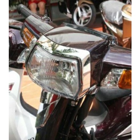 Bộ đầu đèn xe Super Dream đầu lồi.