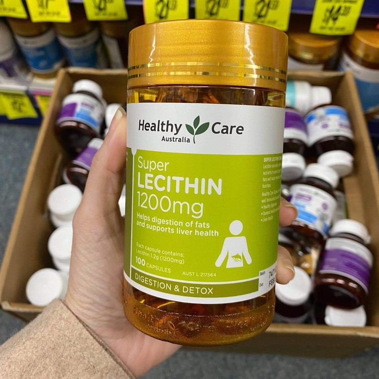 [Mã 77FMCGSALE1 giảm 10% đơn 250K] Viên uống Mầm đậu nành của Úc Healthy Care Super Lecithin 1200mg 100 viên | WebRaoVat - webraovat.net.vn