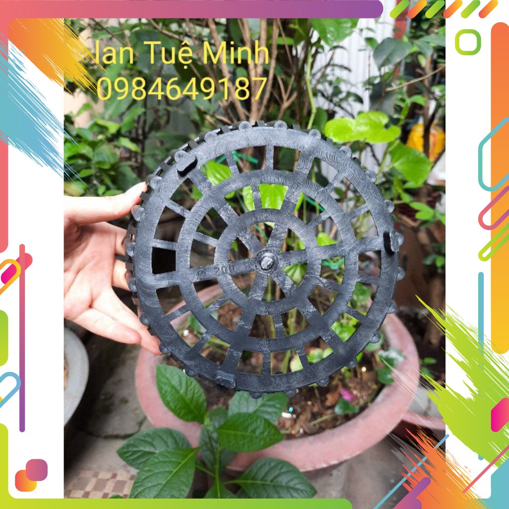 Chậu nhựa nan phụ đen fi 20 đến fi 30 (Hàng Loại 1)