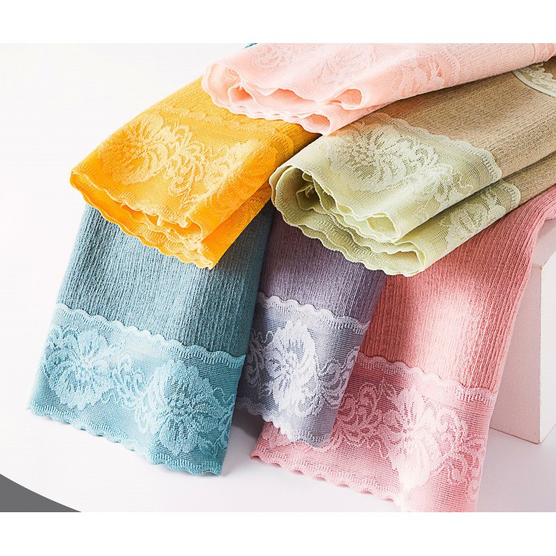 [ Chọn màu, che tên ] Quần lót quần chip nữ cotton cao cấp, kháng khuẩn, thoáng khí, viền ren cực đẹp