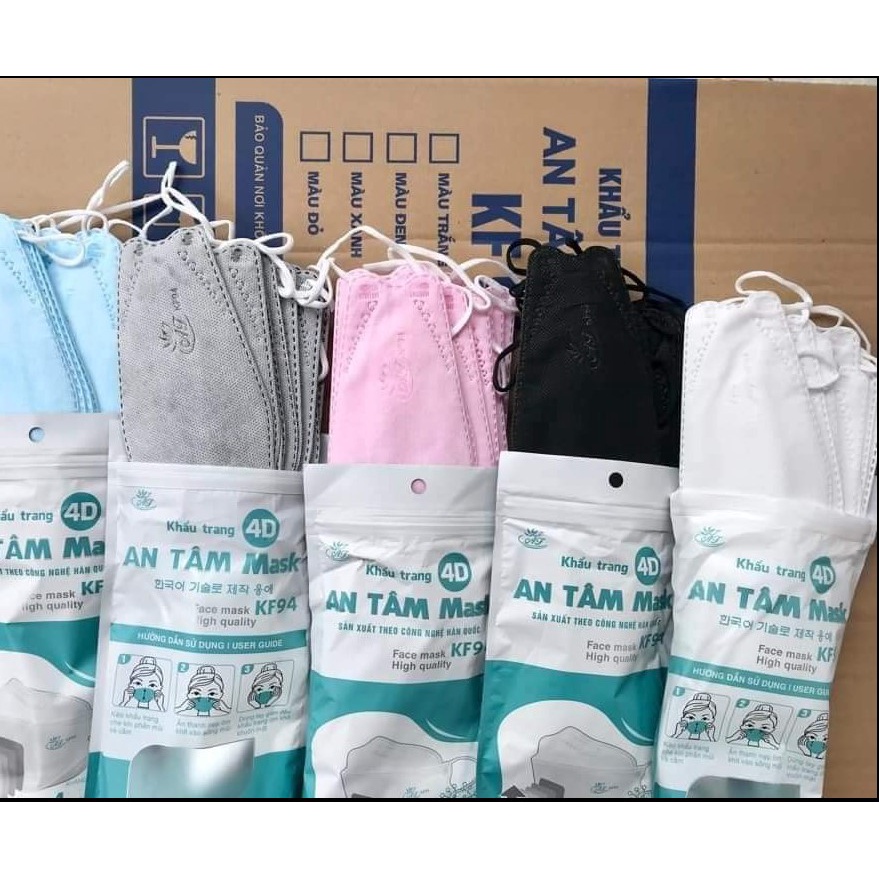 Sỉ Thùng 300 Cái 4D Mask Khẩu Trang KF94