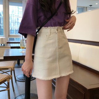 [ORDER] CHÂN VÁY BÒ NGẮN BASIC XANH/ĐEN/TRẮNG