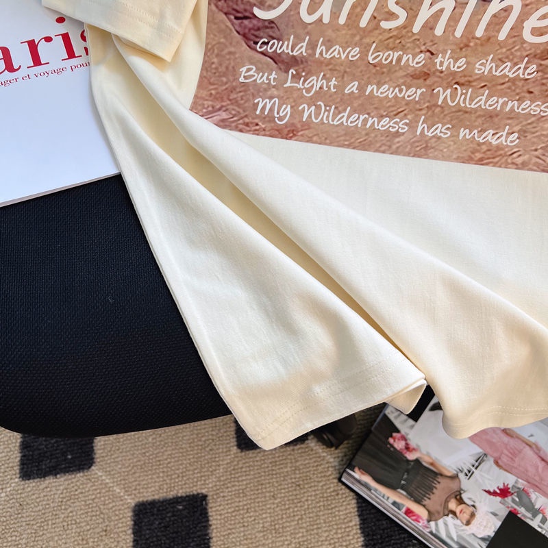 Áo Thun Tay Ngắn Dáng Rộng Phong Cách Hàn Quốc