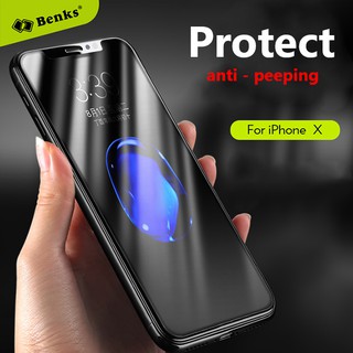 Kính cường lực IPhone X/ Xs hiệu Baseus chống nhìn trộm
