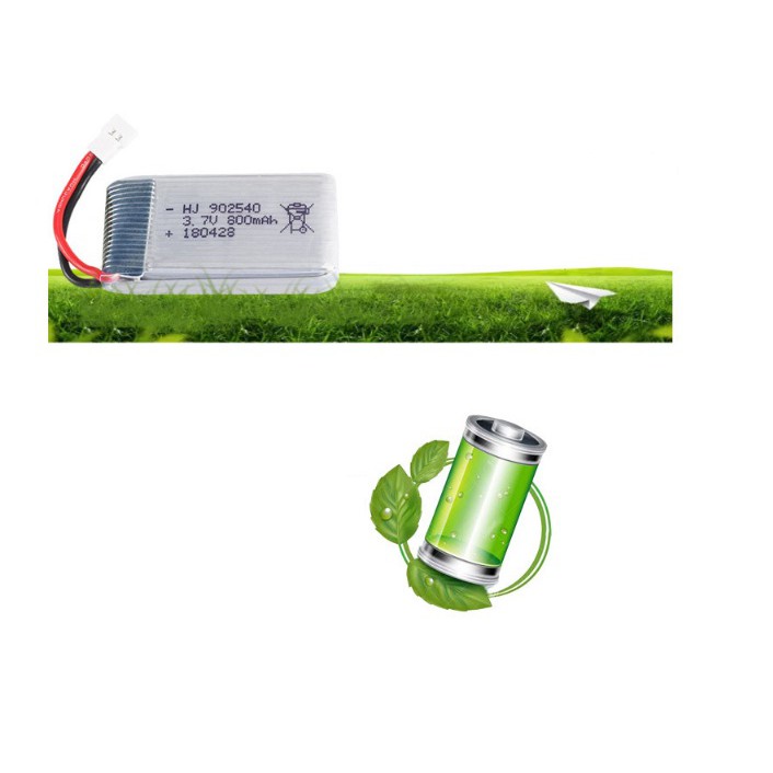 Pin Máy Bay Điều Khiển Dung Lượng Cao 3.7V 800mAh 25C