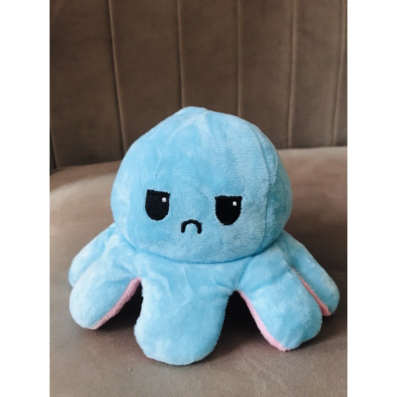 Bạch tuộc nhồi bông cảm xúc có đèn- Reversible Octopus