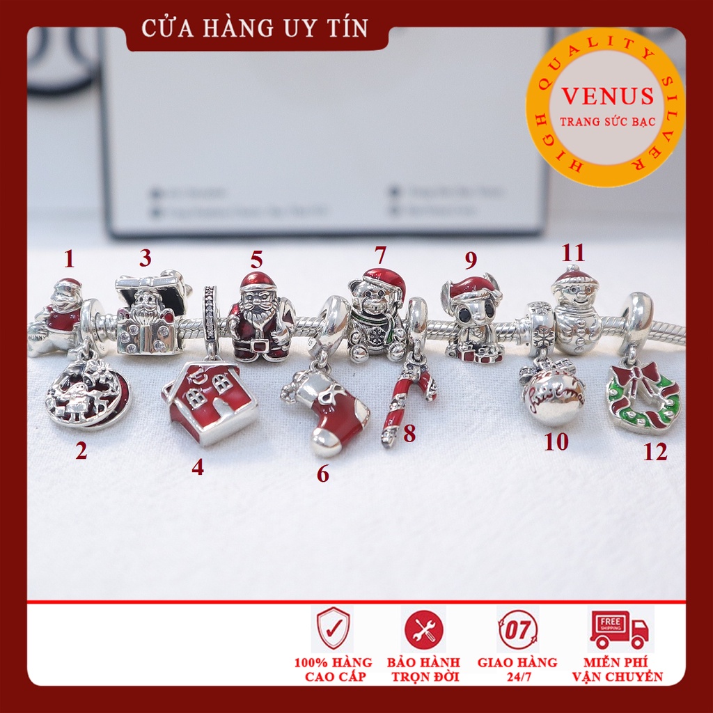 Charm Noel- Bộ sưu tập charm Giáng sinh- Trang sức bạc Venus