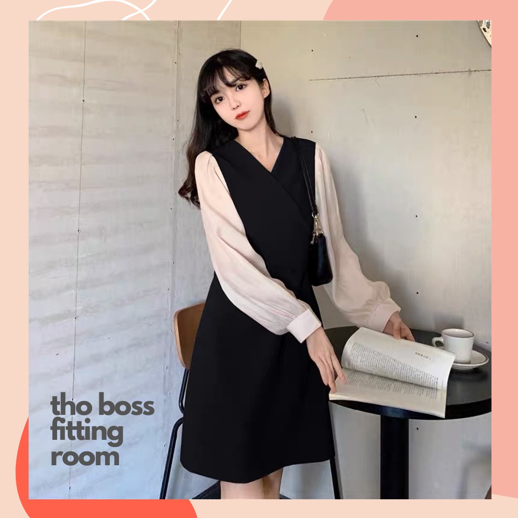 D77 - Đầm Bigsize Thanh Lịch Tay Voan