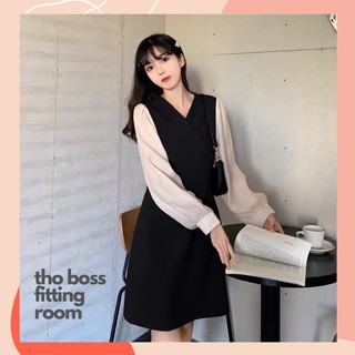 D77 - Đầm Bigsize Thanh Lịch Tay Voan