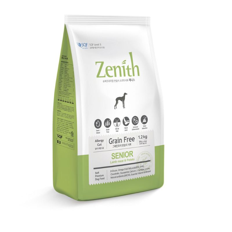 [300G/1.2KG] ZENITH THỊT CỪU MỚI THỨC ĂN HẠT MỀM CHO CHÓ