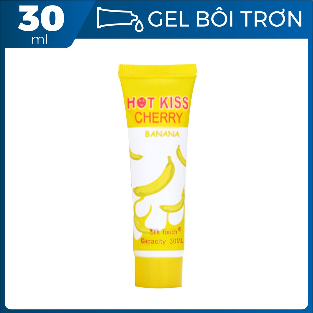 Gel bôi trơn Hotkiss hương chuối 30ml - Bigbull Shop