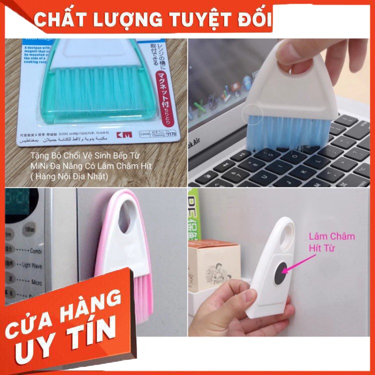 Kệ rổ nhựa 4 tầng đựng đồ đa năng cao cấp dễ tháo lắp, không nắp và bánh xe (tặng một chổi vệ sinh bếp từ mini )