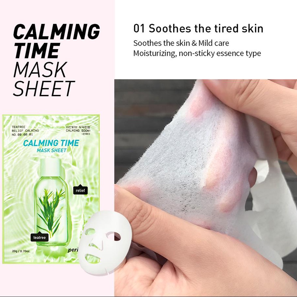 Mặt Nạ Periper Calming Time Mask Sheet 01 Teatrê Relief Calming 20ml