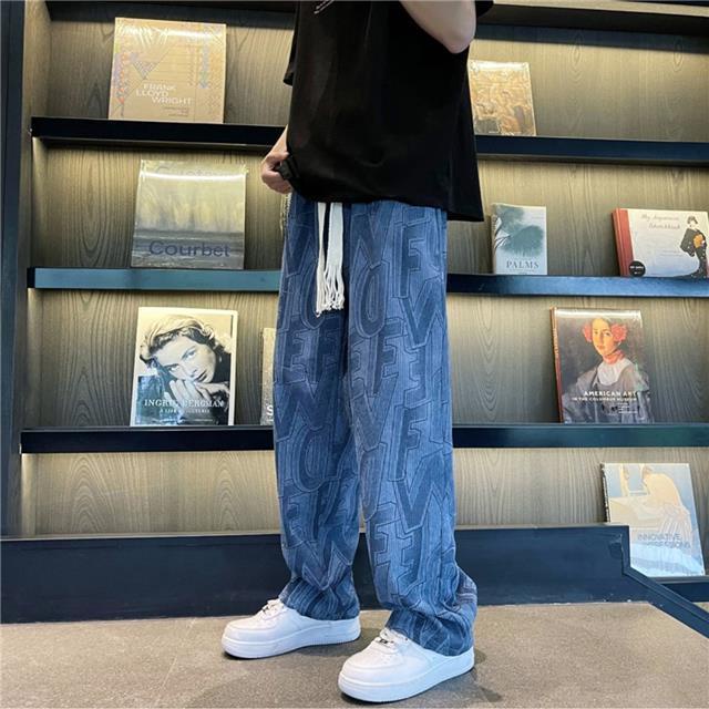 Quần ống rộng Phong Cách Hip Hop Hong Kong Cá Tính Cho Nam