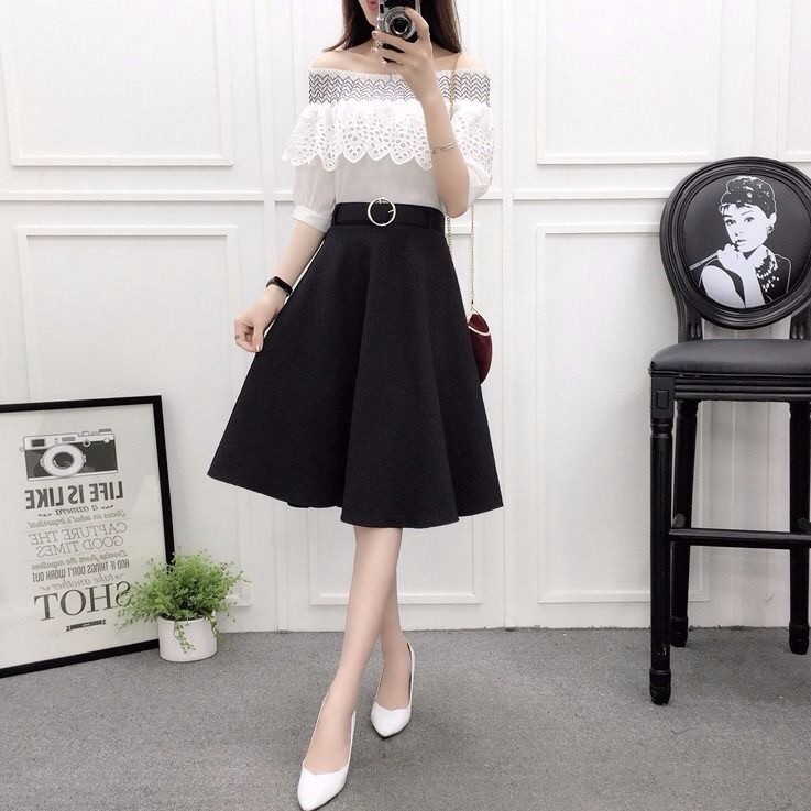 Chân váy xòe kèm belt hottrend -Hàng nhập khẩu | BigBuy360 - bigbuy360.vn