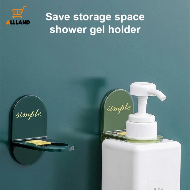 Kệ Dán Tường Tự Dính Mạnh Chống Nước Phong Cách Bắc Âu Dùng Để Đựng Dầu Gội Đầu