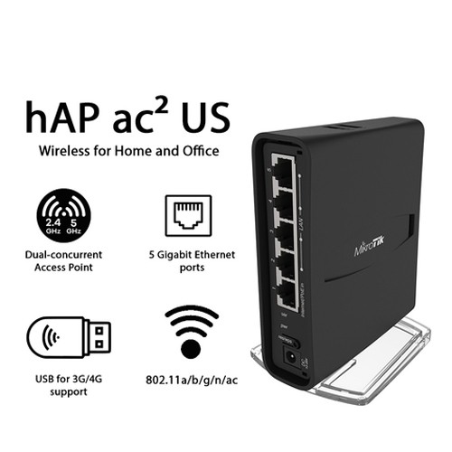 [Mã ELMS5 giảm 7% đơn 300K] Router MIKROTIK RBD52G-5HacD2HnD-TC - Hàng chính hãng