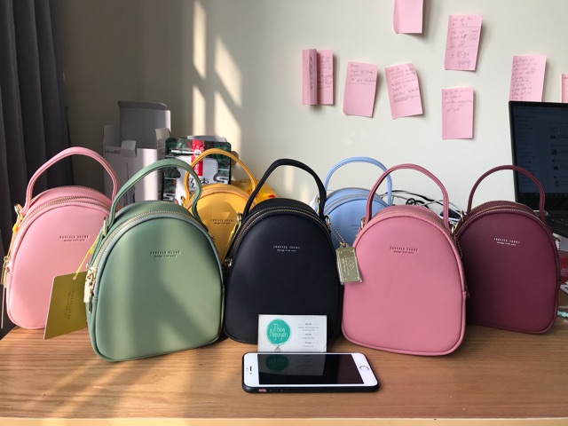 Forever Young - [Có sẵn] Balo Forever Young mẫu 2 ngăn dáng nhỏ xinh PL931 | BigBuy360 - bigbuy360.vn