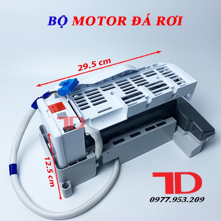 Bộ mô tơ đá rơi tủ lạnh, motor đổ đá