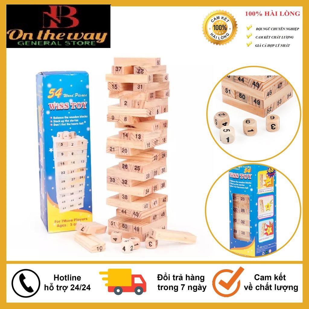 Trò chơi rút gỗ  Wiss Toy 54 thanh giúp bé phát triển trí não-BinNhimStore