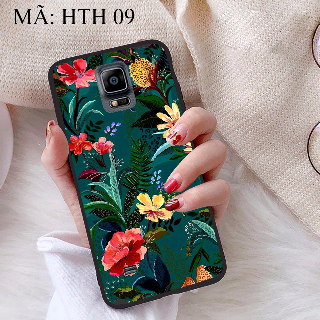 Ốp lưng Samsung Note 4 viền dẻo TPU BST Hoạ Tiết Hoa