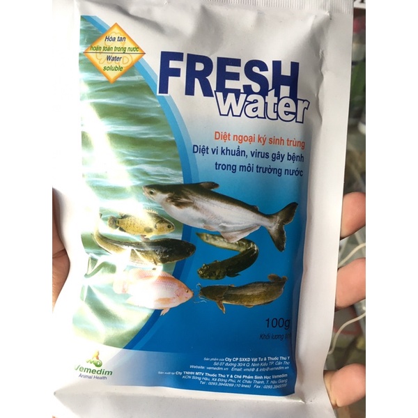 Fresh water  làm sạch ao hồ tôm cá