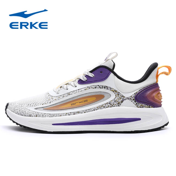 Giày chạy bộ nam ERKE Pro cushioning running công nghệ a-flex giảm shock siêu nhẹ thoáng khí để chạy bộ tập gym dã thumbnail