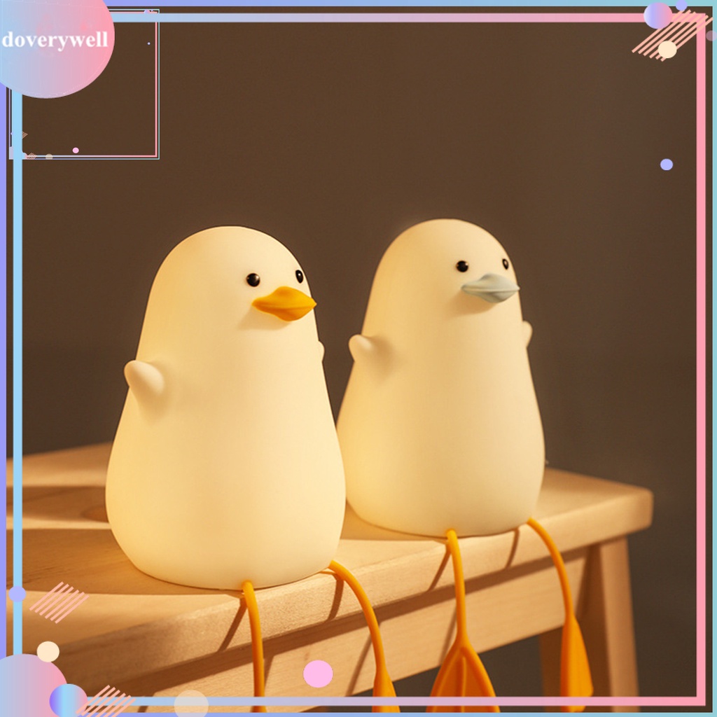 Đèn Ngủ Cảm Ứng Tự Động Tắt Mở Tự Động Hình Chú Vịt Con Dễ Thương Cho Bé