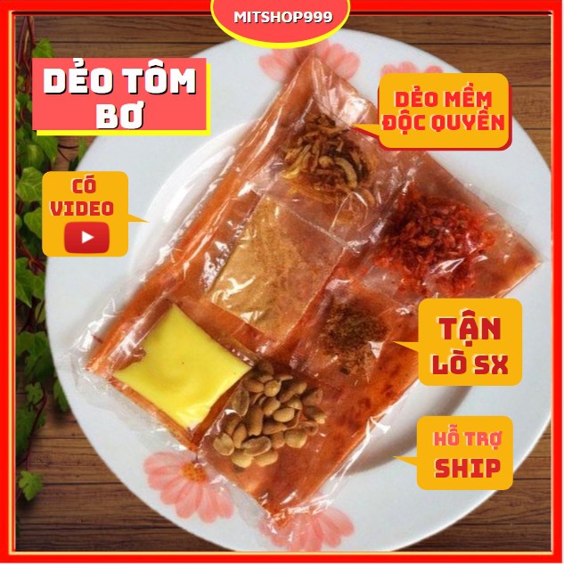 Bánh Tráng Dẻo Tôm Bơ 🌟𝗗𝗲̉𝗼 𝗧𝗼̂𝗺 𝗕𝗼̛💥 Bơ Ngon, Loại Đặc Biệt 🌟 Banh Trang Đỏ Tây Ninh🌟 Phơi Sương Muối Nhuyễn 🌟 Dẻo M