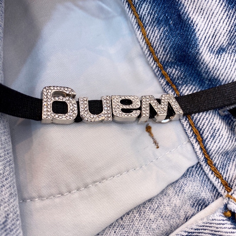 Quần short denim cao cấp thương hiệu Alexander Wang 2022 thiết kế mới độc đáo phong cách