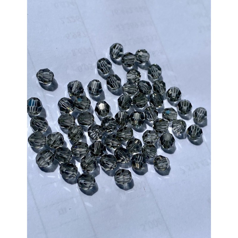 5 viên pha lê tròn 6ly chính hãng Swarovski