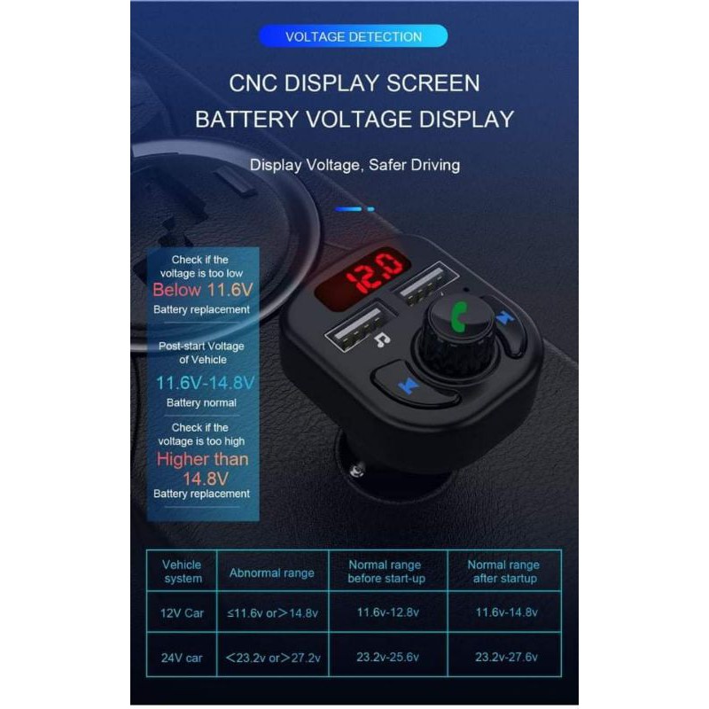 Tẩu xạc kiêm nghe nhạc bluetooth-FM