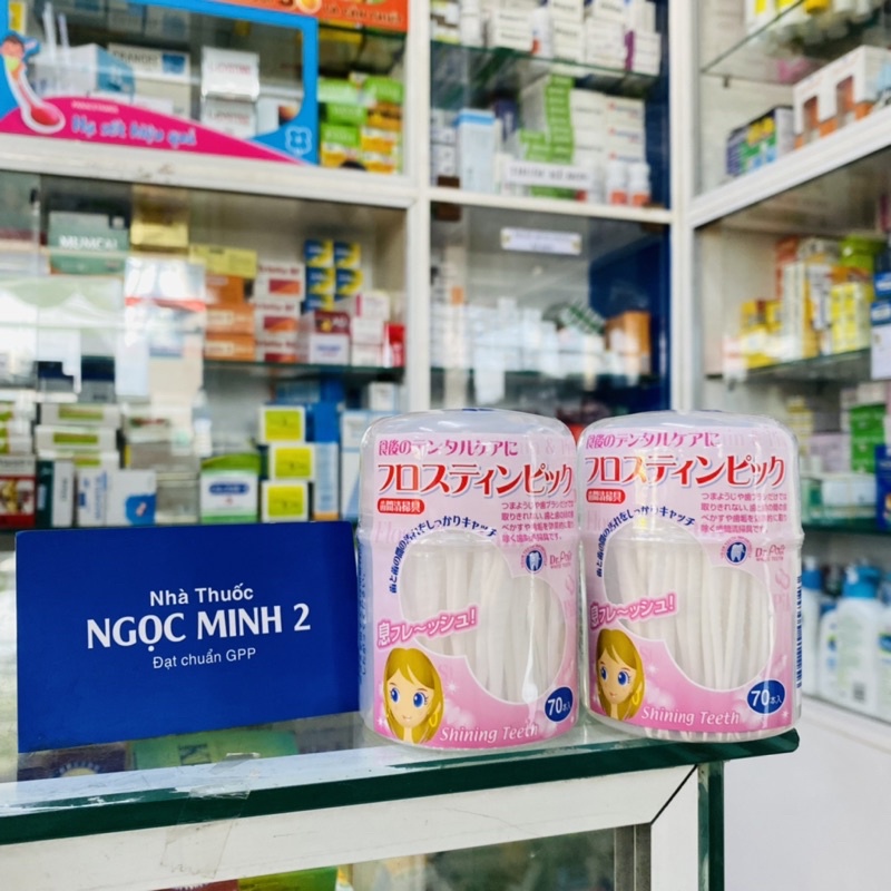 ✅ [Chính Hãng] Tăm Chỉ Nha Khoa Oraltana 70 chiếc Tăm chỉ nha khoa / Chỉ kẽ răng Shining Teeth [Hộp 70 cây]