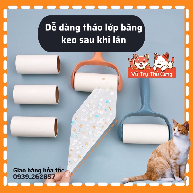 Cây lăn lông Chó Mèol Cây lăn bụi quần áo| dụng cụ lấy lông Chó Mèo