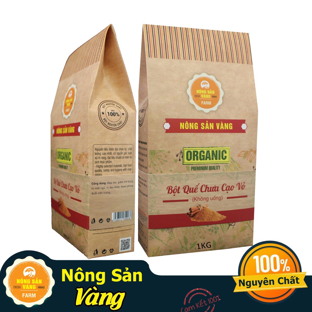 Bột quế chưa cạo vỏ- Nông sản vàng 1kg